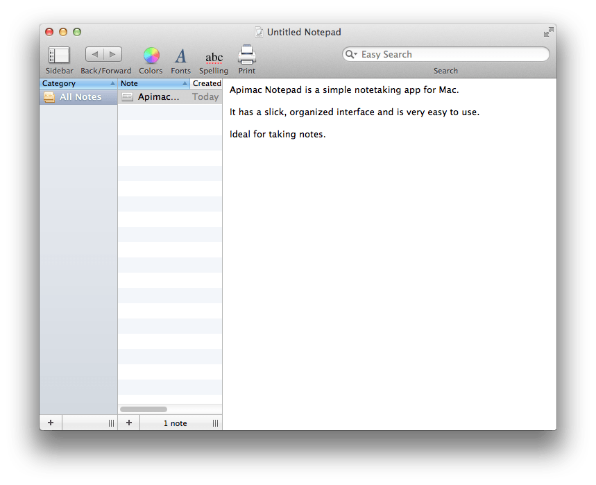 post it notes app for mac